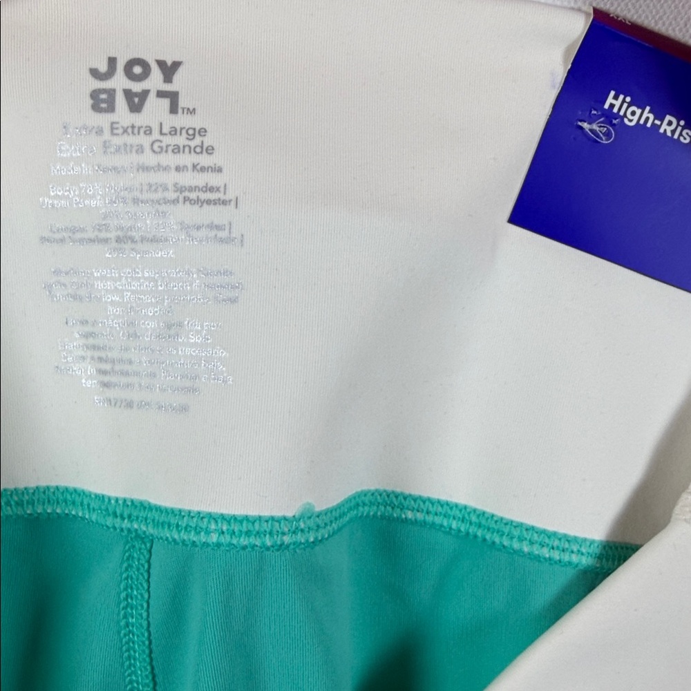 Women's High-Rise Colorblocked Leggings - JoyLab - Green - All Sizes - Picture 11 of 15